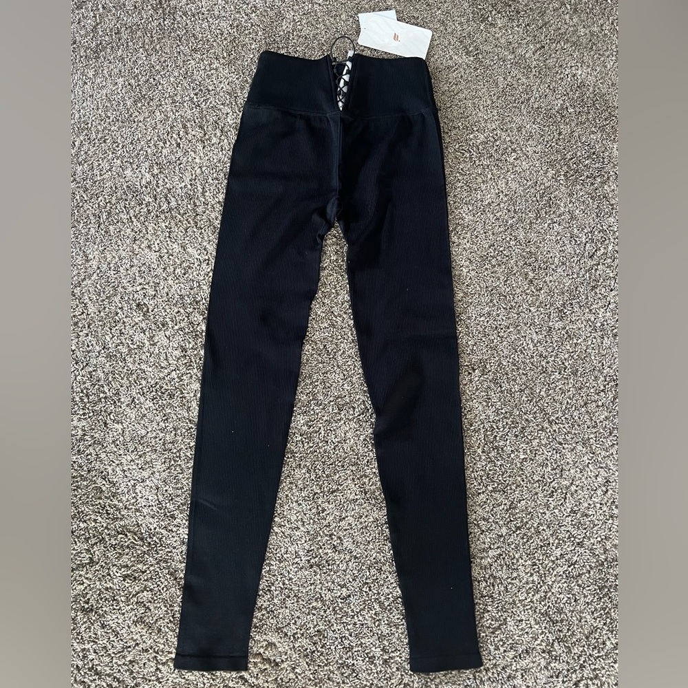 Fabletics Legging - High-Waisted Seamless Rib Legging